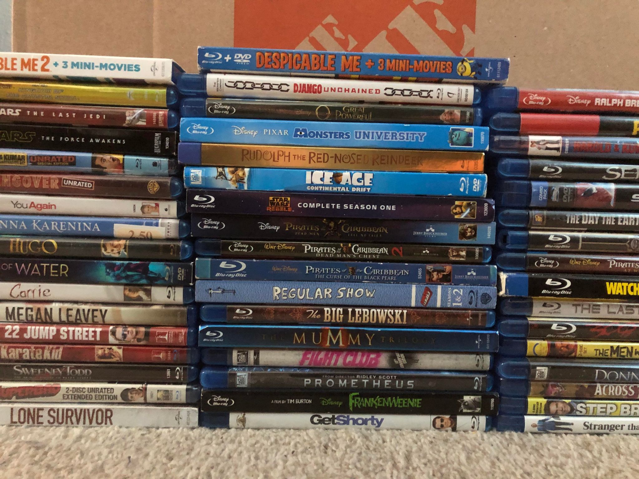 10 Random Mystery Video Blu-Ray Movie Tv Show Film Bundle Lot Box Grab Bag